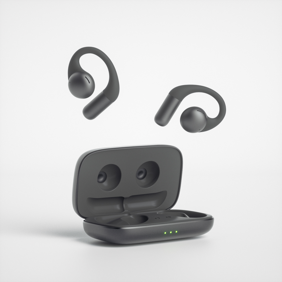 ผลิตภัณฑ์ใหม่ล่าสุด OWS ชุดหูฟังบลูทูธแบบเปิดหูสำหรับวิ่งแบบสปอร์ตไร้สายตัดเสียงรบกวน 