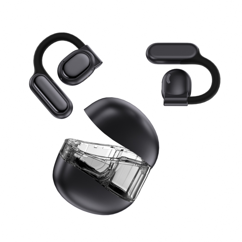 สินค้าใหม่ ชุดหูฟังสเตอริโอบลูทูธแบบสวมใส่ได้ หูฟัง Air Conduction ไร้สาย OWS หูฟังแบบเปิดหู