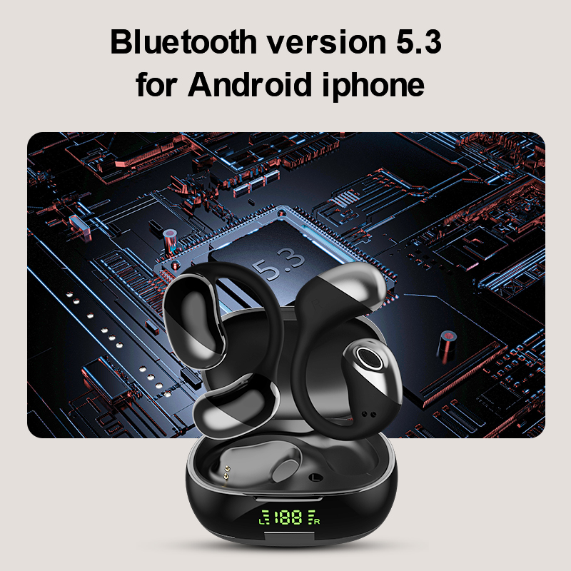 One Touch To Reach หูฟังลดเสียงรบกวนการโทรอัจฉริยะ Bluetooth Wireless Air Conduction